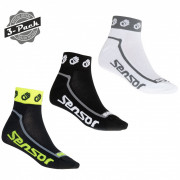Комплект чорапи Sensor 3-Pack Race Lite Small Hands черен/бял