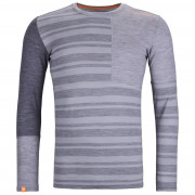 Функционална мъжка тениска  Ortovox 185 Rock'N'Wool Long Sleeve M сив
