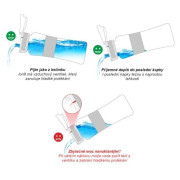 Детска бутилка Ion8 Leak Proof Blue Flamingos 400ml