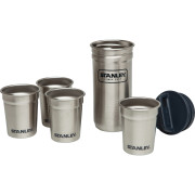 Комплект Stanley 4 броя чашки в нераждаем калъф сребърен
