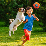 Играчка за куче Nerf Dog X-Weave Soccer Squeak Ball 12,5 cm