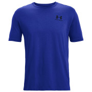 Мъжка тениска Under Armour Sportstyle Left Chest SS тъмно син Royal//Black