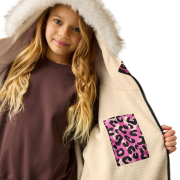 Детски дъждобран Regatta Junior Waterproof Changing Robe Pro Pink