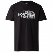 Мъжка тениска The North Face M S/S Woodcut Dome Tee черен