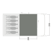 Килим за палатка Outwell Cozy Carpet Denver 5