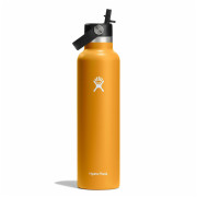 Термос Hydro Flask Standard Flex Straw Cap 21 OZ черен/оранжев FOSSIL