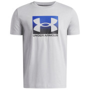 Детска функционална тениска Under Armour UA B Boxed Sports Update SS Mod Gray Light Heather светло сив Mod Gray Light Heather / / Black