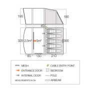 Палатка Vango Avington Flow Air 500