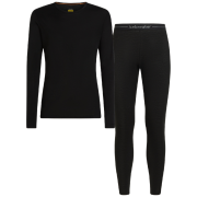 Мъжки функционален комплект Icebreaker M 175 Everyday LS Crewe and Leggings Set черен Black