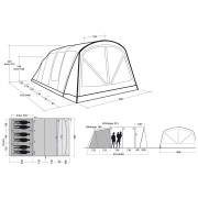 Надуваема палатка Outwell Florida 6 Air