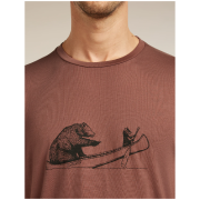 Функционална мъжка тениска Icebreaker Merino Blend Core SS Tee Canoe Companions