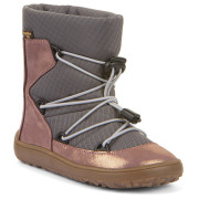 Дамски зимни ботуши Froddo Barefoot Tex Track Wool сив/розов grey/pink