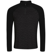 Функционална мъжка тениска  Zulu Merino 240 Zip Long черен Black