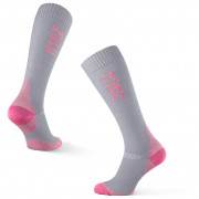 Компресиращи 3/4 чорапи Zulu Run Compression W сив/розов