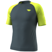 Мъжка тениска Dynafit Ultra S-Tech S/S Tee M сив/жълт cinder/5A30