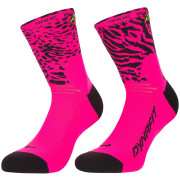 Чорапи Dynafit Run Wild Mid Sk розов pink glo/0910