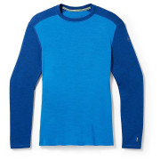 Функционална мъжка тениска  Smartwool M Classic Thermal Merino Base Layer Crew Boxed син Blueberry Hill-Laguna Blue