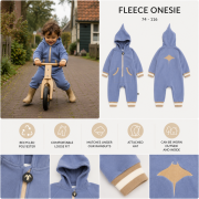 Детски гащеризон DucKsday Polar Fleece Twin/Blue