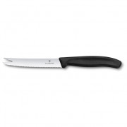 Нож за сирене и колбаси Victorinox Нож за сирене и колбаси 11 cm черен