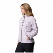Дамски суитшърт Columbia Essential Hike™ Grid Fleece Full Zip лилав Lavender Pearl, Black