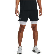 Мъжки къси панталони Under Armour Vanish Wvn 2in1 Vent Sts черен/бял
