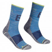 Мъжки чорапи Ortovox Alpinist Pro Compr Mid Socks M син SafetyBlue