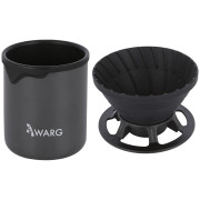 Комплект за кафе Warg Kofein & Duo 2in1 Cups Set черен black