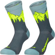 Чорапи Dynafit Traverse Crew Sk сив/жълт cinder ULTRA YELLOW/5A30