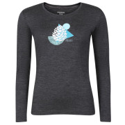 Дамска функционална блуза Progress Hela "Cone" сив šedý melír