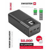 Външно зарядно устройство Swissten Power Line 50000 mAh 100W