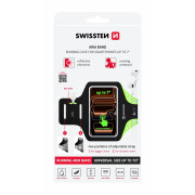 Калъф за телефон Swissten Armband Case 7.0" черен černá