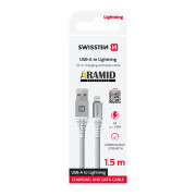 Кабел Swissten Aramid Reinforced USB / Lightning 1,5 m