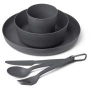 Комплект за храна Sea to Summit Camp Dinnerware Set - 6 pcs сив Charcoal