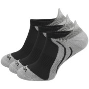 Чорапи MOOA Bamboo Active Low 3-pack сив Grey/Grey