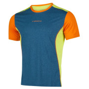 Мъжка тениска La Sportiva Tracer T-Shirt M син/оранжев Storm Blue/Lime Punch