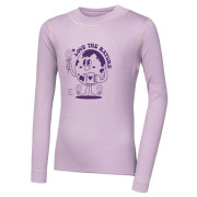 Детска функционална тениска Sensor Merino DF Planet Mystic Violet светло розов Mystic Violet