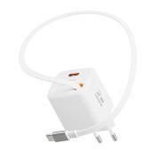 Адаптор Swissten SlideCharge Gan 30W, 1X USB-A 18W