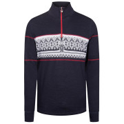 Мъжки пуловер Dale of Norway Moritz Masc Basic Sweater синьо/бял Navy White Raspberry
