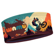 Лента за глава WAMU Mountain Bike оранжев/син