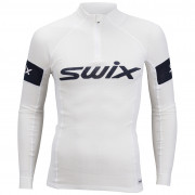 Функционална мъжка тениска  Swix RaceX Warm M бял Snow White