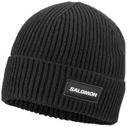 Шапка Salomon Classic Beanie U черен DEEP BLACK