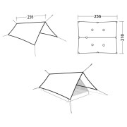 Сенник Robens Vestis 2.50 x 2.30 Solo tarp UL