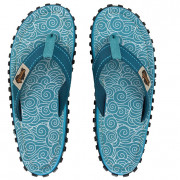 Дамски джапанки Gumbies Islander Flip-Flops - Turquoise Swirls