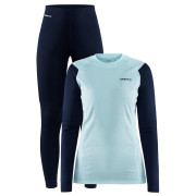 Дамски сет Craft Core Warm Baselayer син BlazeArea