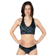 Спортен сутиен Drexiss Diamond Beach Black черен/бял