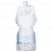 Сгъваема бутилка Platypus Soft Bottle 1,0L Closure бял/син Waves