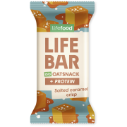 Бар Lifefood Lifebar Oat Snack Protein slaný karamel BIO 40 g