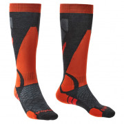 Мъжки чорапи Bridgedale Ski Lightweight сив/оранжев