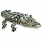Надуваем дюшек крокодил Intex Realistic Gator RideOn 57551NP тъмно зелен