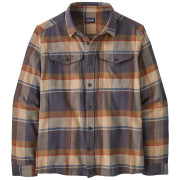 Мъжка риза Patagonia M's Fjord Flannel Shirt сив/кафяв Sunrise Ridge: Forge Grey